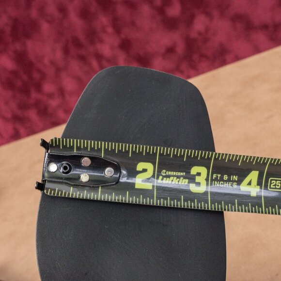 Jeffrey Campbell Women Maximal 90s Square Burgundy Patent Leather Boots sz 5.5 - Picture 6 of 9